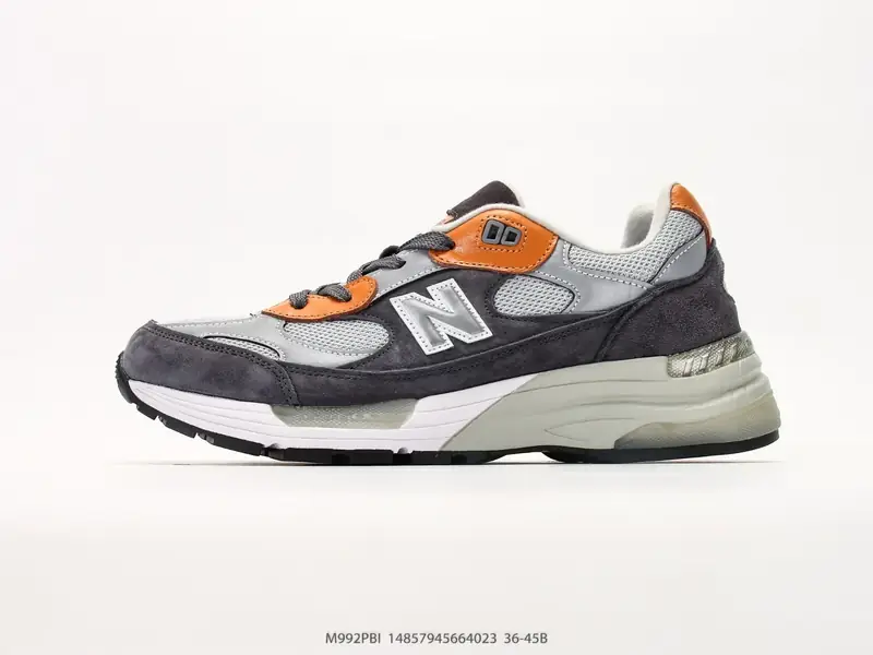 New Balance Chaussures de sport Rétro Respirant Cuir M992PBI #14857945664023